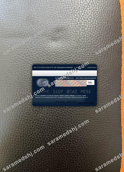 Central African Republic Ecobank  bank mastercard photolook back